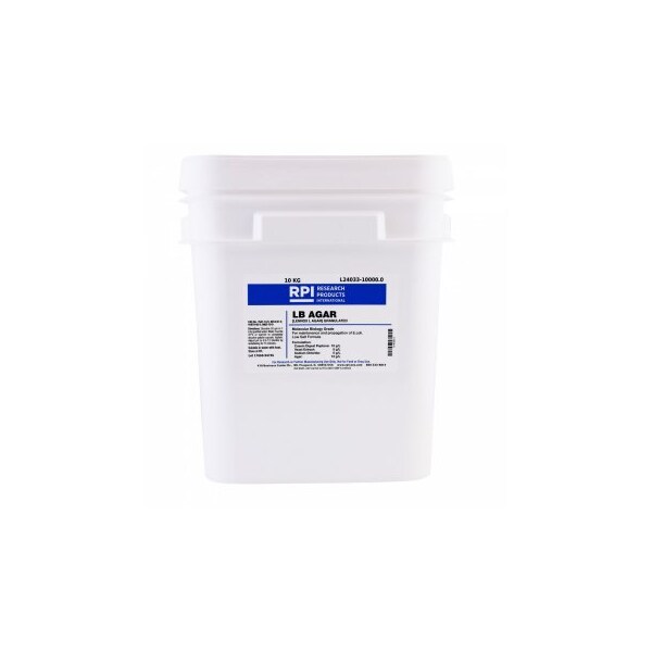 Rpi LB Agar, Low Salt Formula, Granulated, 10 KG L24033-10000.0 - main